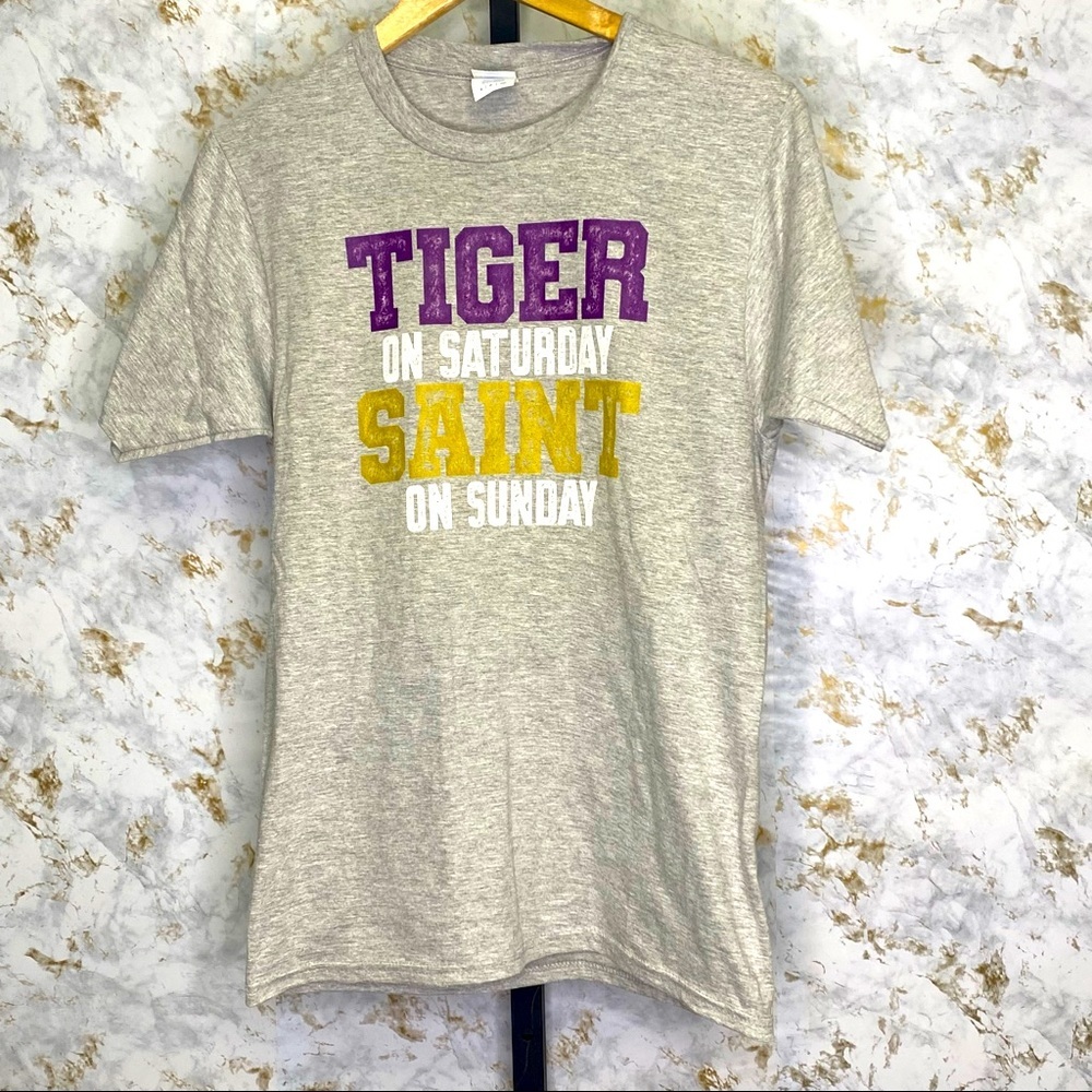 Louisiana State University LSU New Orleans Saints NFL Unisex Weekend T-Shirt